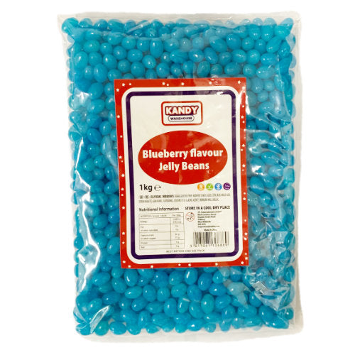 Zed Candy Blueberry Jelly Beans - 1kg Bulk Bag