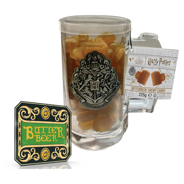 Harry Potter Butterbeer Chewy Candy Glass Mug