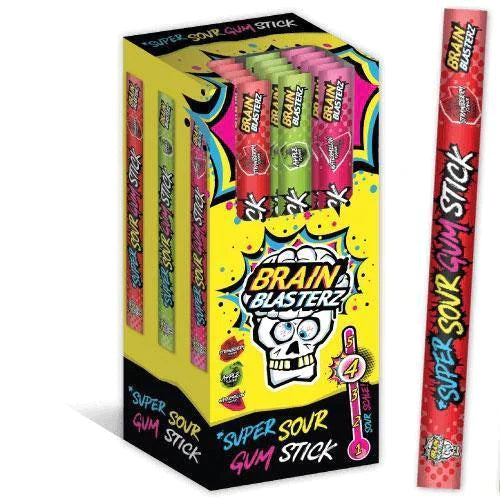 Brain Blasterz Sour Gum Stick - 30 Count