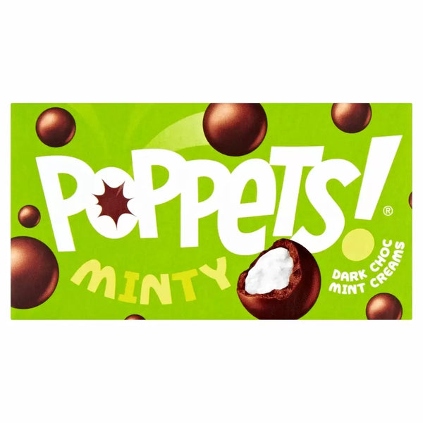 Poppets Dark Choc Mint Creams 40g - 36 Count
