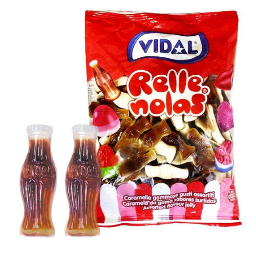 Vidal Jelly Filled Cola Bottles - 1kg Bulk Bag