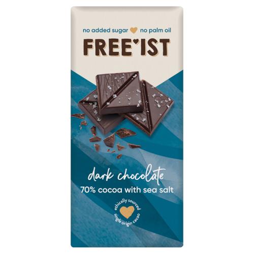 Free'ist No Added Sugar Dark Chocolate & Sea Salt - 15 Count