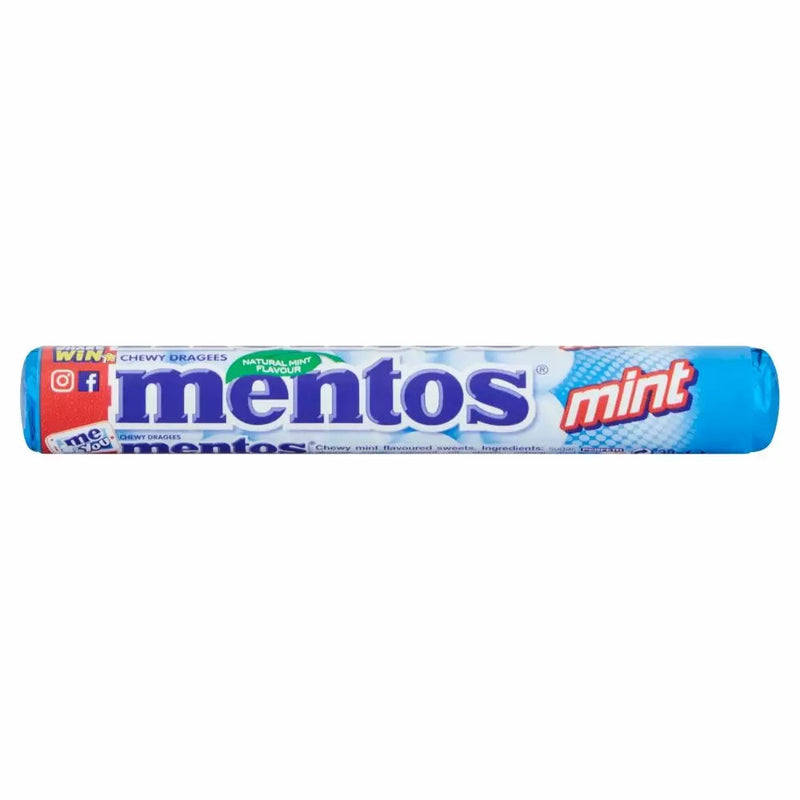 Mentos Mint Chewy Dragees - 40 Count