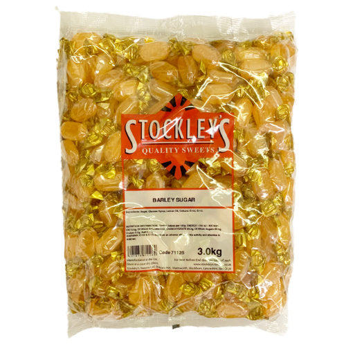 Stockleys Wrapped Barley Sugar - 3kg