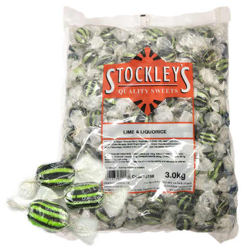 Stockleys Wrapped Lime & Liquorice - 3kg