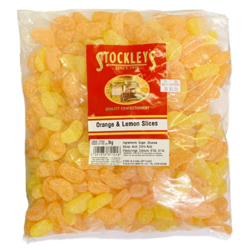 Stockleys Un-Wrapped Orange & Lemon Slices - 3kg