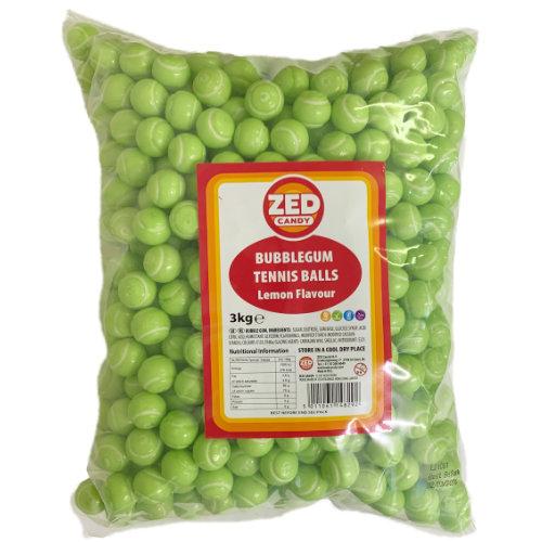 Zed Candy Bubblegum Lemon Tennis Balls - 3kg