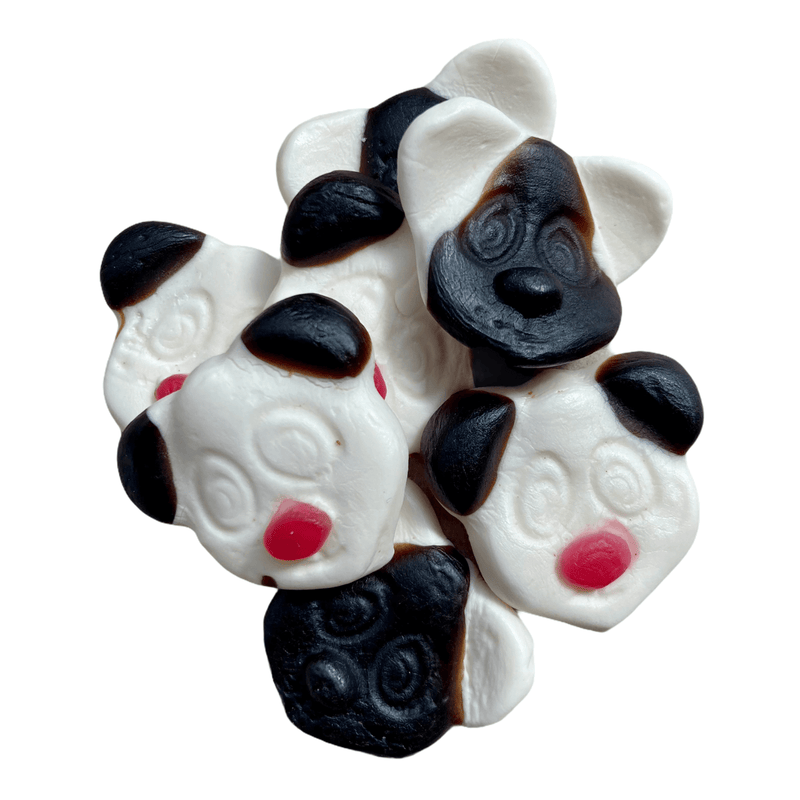 Katja Liquorice Panda Bears - 500g Bulk Bag