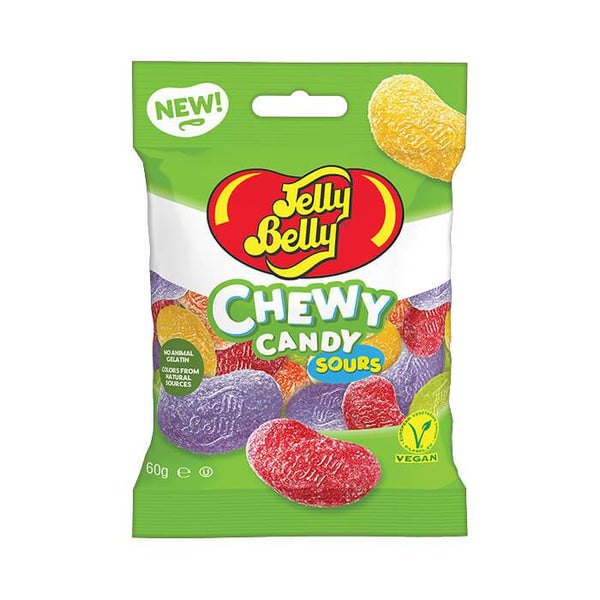 Jelly Belly Assorted Vegan Chewy Candy Sours - 12 Count