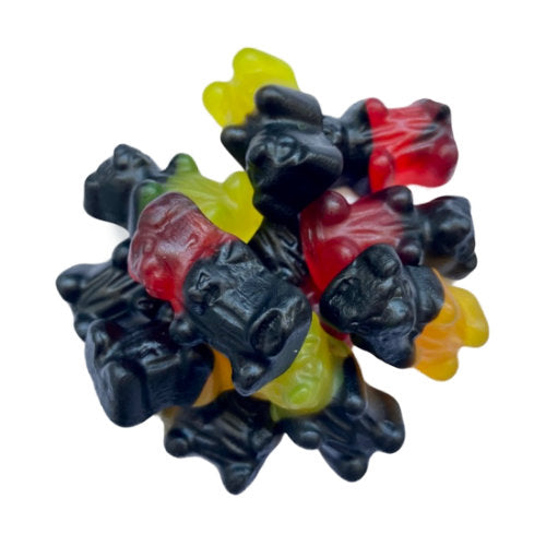 Matthijs Neon Fruit Sweet Liquorice Bears - 1kg Bulk Bag
