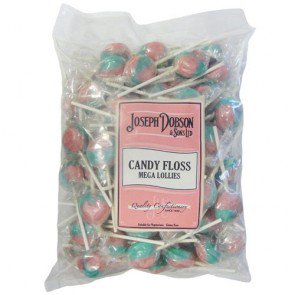 Joseph Dobson Candy Floss Mega Lollies - 1.875kg