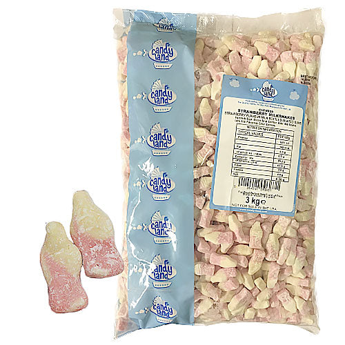 Strawberry Milkshakes - 3kg Bulk Bag