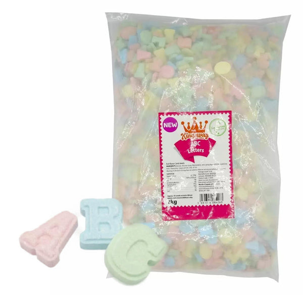 Kingsway Candy ABC Letters - 2kg Bulk Bag