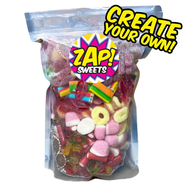 Create your own pick n mix sweets pouch