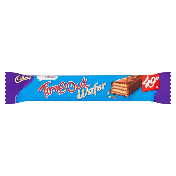 Cadbury Time Out Wafer Chocolate Bar 20.2g PMP £0.49 - 40 Count
