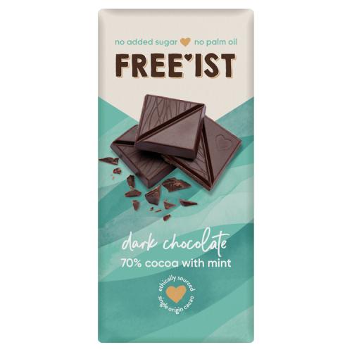 Free'ist No Added Sugar Dark Chocolate & Mint - 15 Count