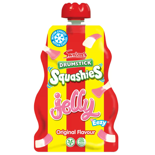 Swizzels Original Squashies Jelly Pouch 80g - 12 Count