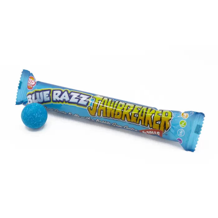 Zed Candy Blue Razz 6 Ball Jawbreakers - 24 Count
