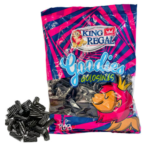 King Regal Liquorice Cuttings Bites - 1kg