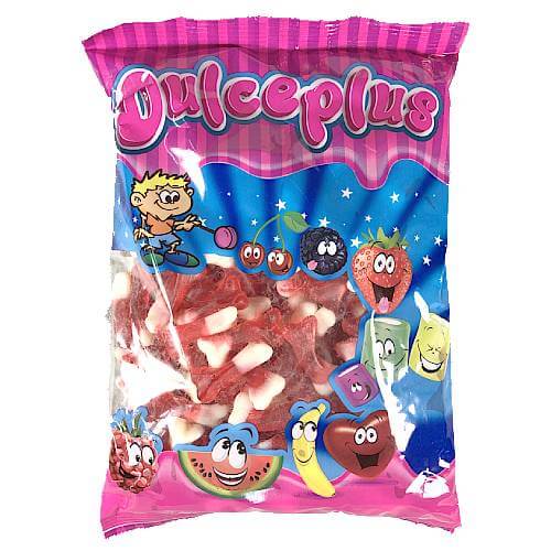 Dulce Plus Halal Jelly Bones - 2kg Bulk Bag