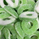 Halal Sour Apple Rings - 250g Bag