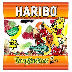 Haribo Mini Tangfastics Bags - 100 Count