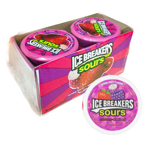 Ice Breaker Sours Berry Tins - 8 Count