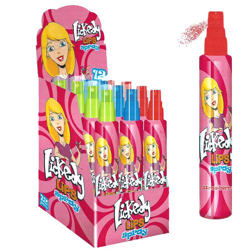 Lickedy Lips Candy Spray - 12 Count
