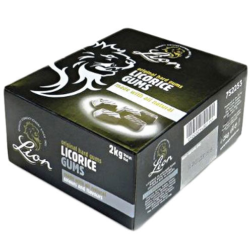 Lions Liquorice Gums - 2kg Box