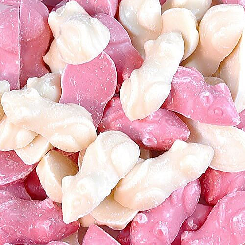 Pink & White Mice - 250g Bag