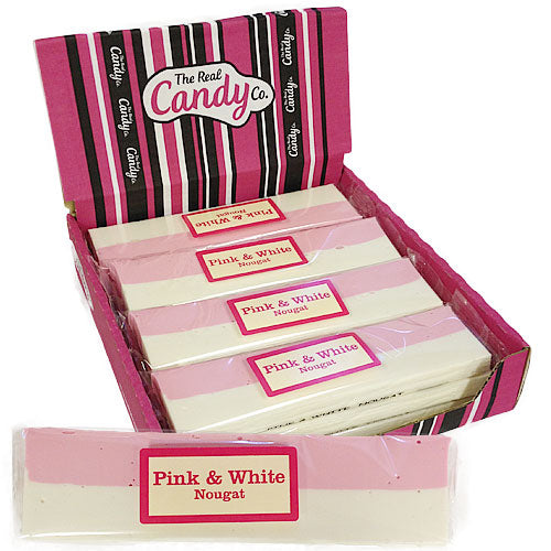 Candy Co Pink & White Nougat - 12 Count