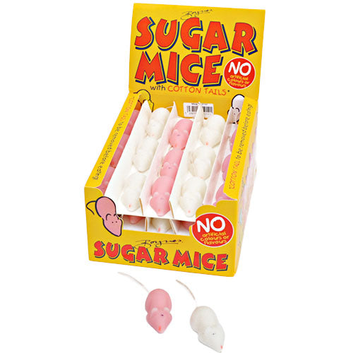 Sugar Mice Pink & White - 60 Mice