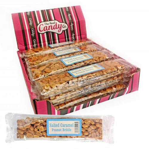 Candy Co Salted Caramel Peanut Brittle - 12 Count