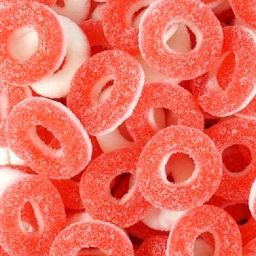Sour Strawberry Rings Sweets