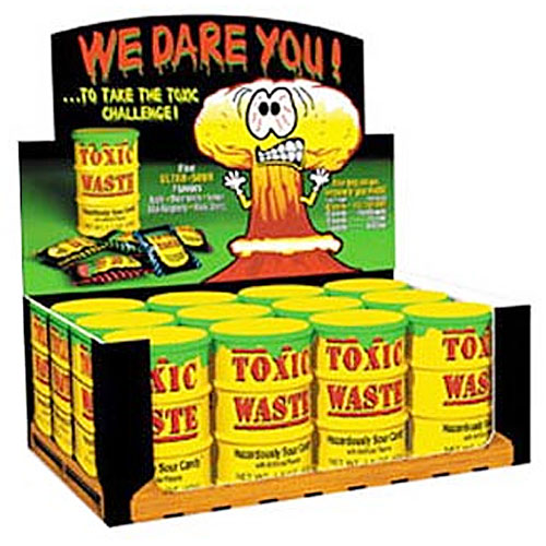 Toxic Waste Sour Candy - 12 Drums